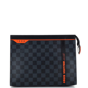 Louis Vuitton Pochette Voyage Limited Edition Damier Cobalt Race MM
