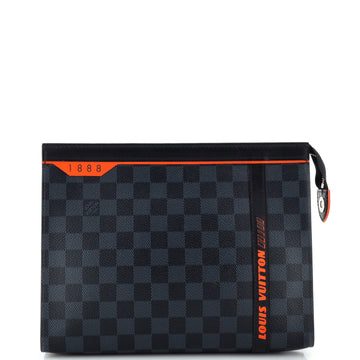 Louis Vuitton Pochette Voyage Limited Edition Damier Cobalt Race MM
