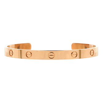 Cartier Love Cuff Bracelet 18K Rose Gold