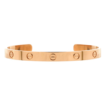 Cartier Love Cuff Bracelet 18K Rose Gold