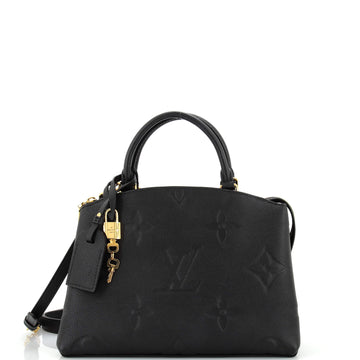 Louis Vuitton Petit Palais Handbag Monogram Empreinte Giant