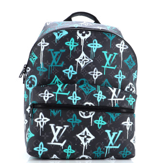 Louis Vuitton Discovery Backpack Graffiti Monogram Eclipse Canvas PM
