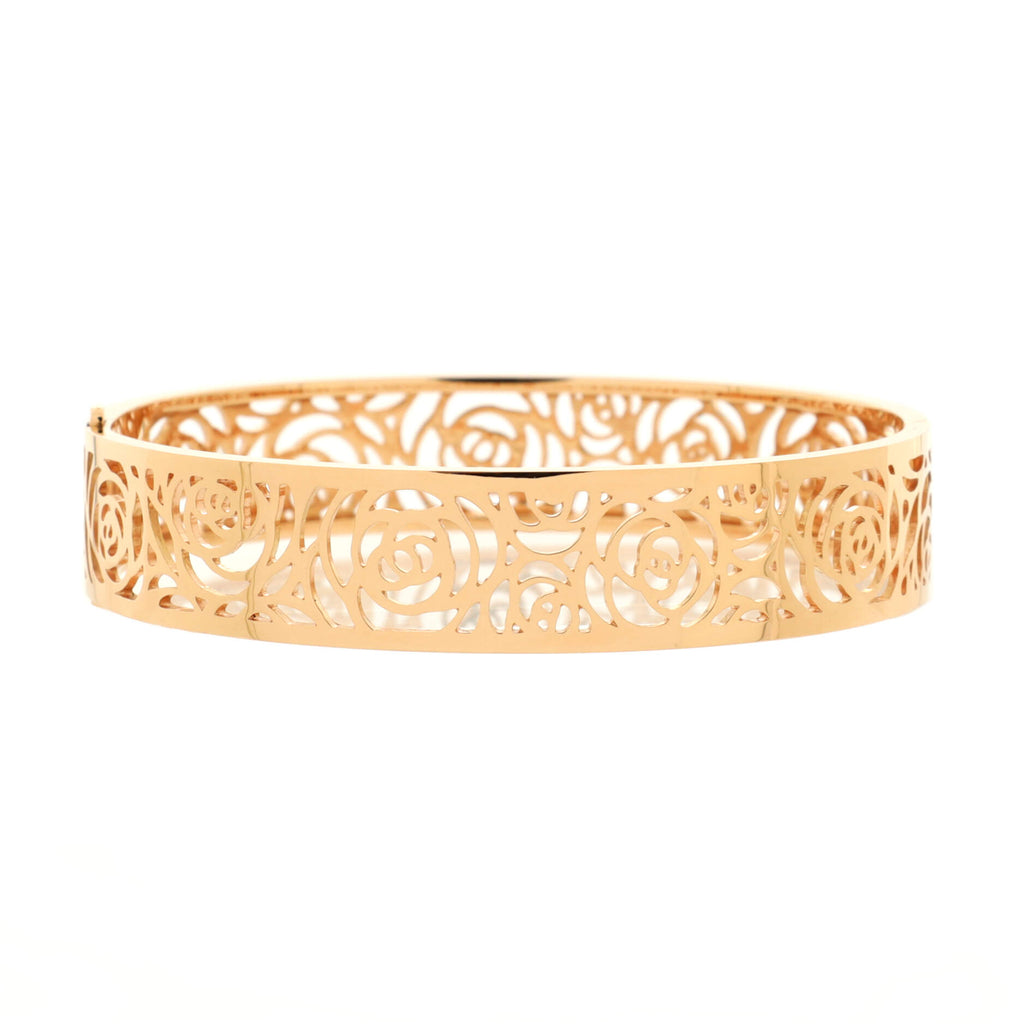 CHANEL 99P Giant Camellia Bangle