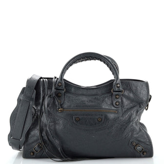 Balenciaga City Classic Studs Bag Leather Medium