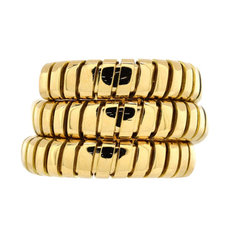 Bvlgari Serpenti Tubogas Double Wrap Ring 18K Yellow Gold