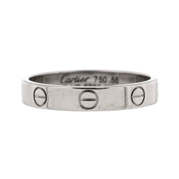 Cartier Love Wedding Band Ring 18K White Gold