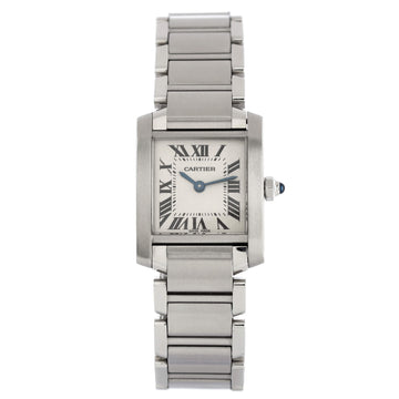 Cartier Tank Francaise Quartz Watch Stainless Steel 20