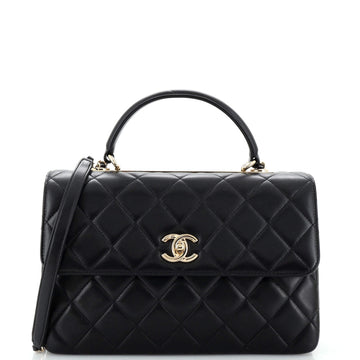 Chanel Trendy CC Top Handle Bag Quilted Lambskin Medium