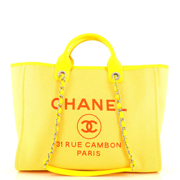 Chanel Deauville Tote Mixed Fibers Medium