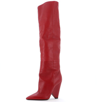Saint Laurent Women's Niki High Boots Leather