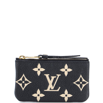 Louis Vuitton Key Pouch Bicolor Monogram Empreinte Giant
