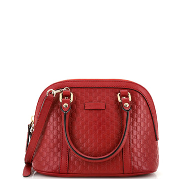 Gucci Convertible Dome Satchel (Outlet) Microguccissima Leather Mini