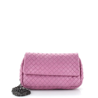 Bottega Veneta Expandable Chain Crossbody Bag Intrecciato Nappa Small