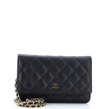 Chanel Wallet on Chain Quilted Caviar