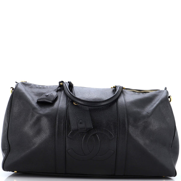Chanel Vintage Timeless Boston Bag Caviar Large Black 2538433