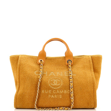 Chanel Deauville Tote Lurex Boucle Medium