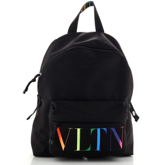 Valentino Garavani VLTN Backpack Printed Nylon Large