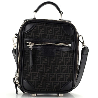 Fendi Trolley Crossbody Bag Recycled Fabric Jacquard Mini