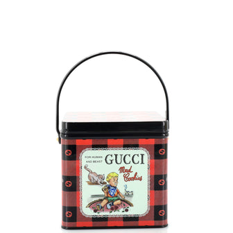 Gucci Mad Cookies Top Handle Minaudiere Printed Plastic