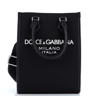 Dolce & Gabbana Logo Shopping Tote Nylon Mini