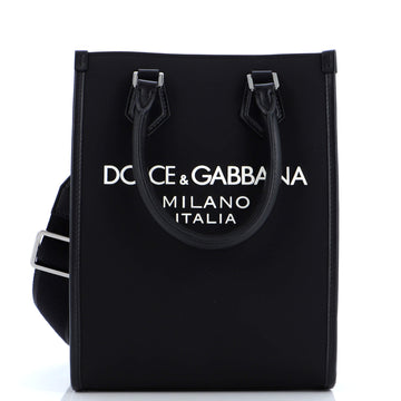 Dolce & Gabbana Logo Shopping Tote Nylon Mini