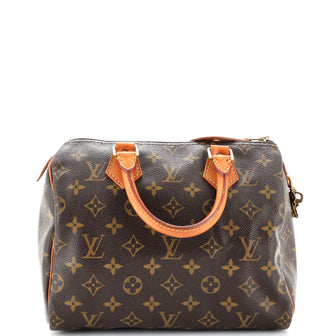 Louis Vuitton Speedy Handbag Monogram Canvas 25