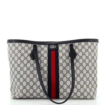 Gucci Ophidia Shopping Tote GG Coated Canvas Medium