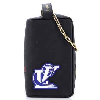 Louis Vuitton x NBA Cloakroom Dopp Kit Printed Monogram Embossed Leather