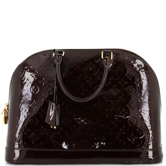 Louis Vuitton Alma Handbag Monogram Vernis GM