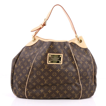 Louis Vuitton Galliera Handbag Monogram Canvas GM Brown 2539601