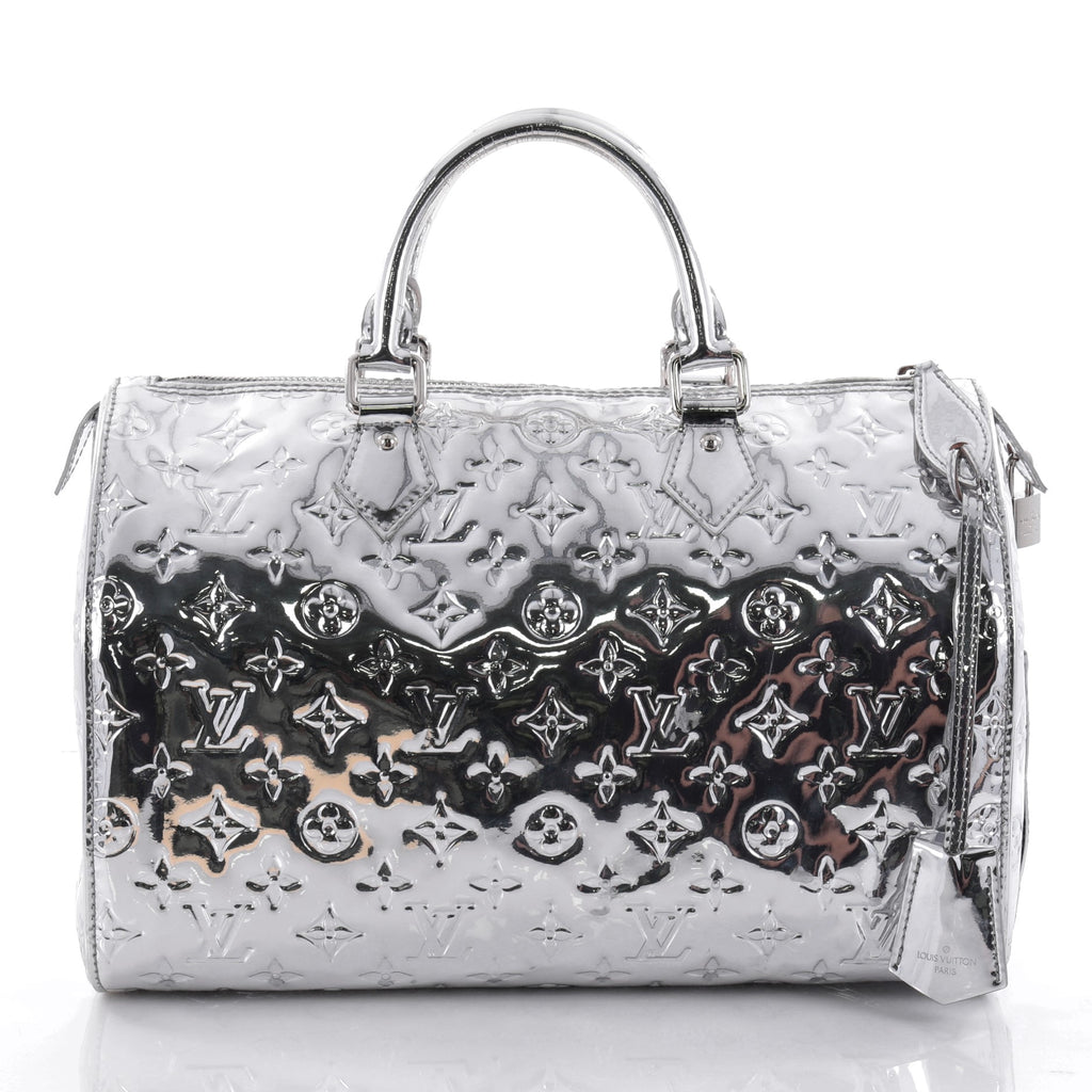 Buy Louis Vuitton Speedy Handbag Miroir PVC 30 Silver 2539603