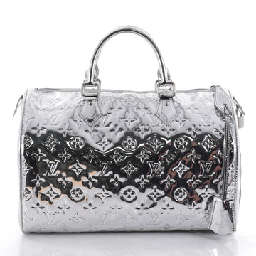 Louis Vuitton Speedy Handbag Miroir PVC 30 Silver 2539603