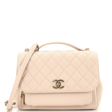 Chanel Business Affinity Flap Bag Quilted Caviar Large