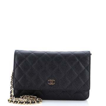 Chanel Wallet on Chain Quilted Caviar