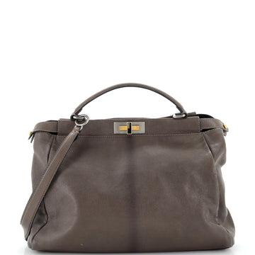 Fendi Peekaboo Bag Soft Leather Large