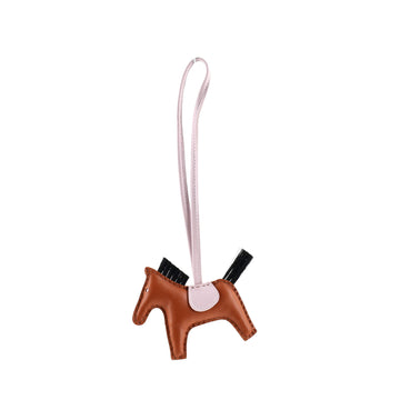 Hermes GriGri Rodeo Bag Charm Leather with Horse Hair PM