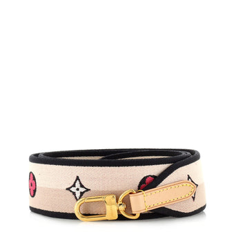 Louis Vuitton Logo Shoulder Strap Jacquard Wide