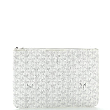 Goyard Senat Zip Pouch Coated Canvas MM
