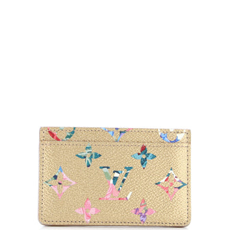 Louis Vuitton Card Holder Limited Edition Garden Monogram Canvas