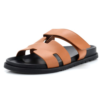 Hermes Men's Chypre Sandals Leather