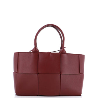 Bottega Veneta Arco Tote Maxi Intrecciato Leather Small
