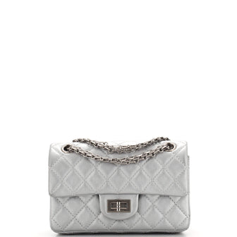 Chanel Reissue 2.55 Flap Bag Quilted Metallic Calfskin Mini