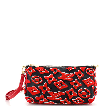 Louis Vuitton Pochette Accessoires NM Limited Edition Urs Fischer Tufted Monogram Canvas