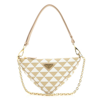 Prada Symbole Triangle Bag Jacquard Mini