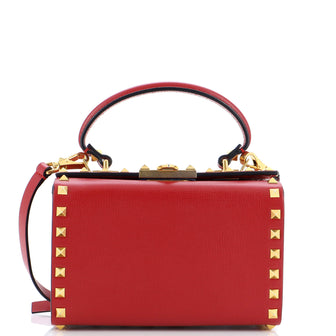 Valentino Garavani Rockstud Alcove Box Bag Leather