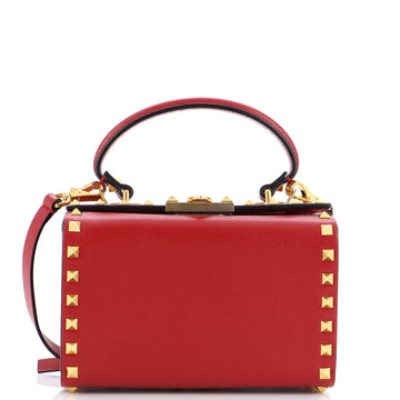 Valentino Garavani Rockstud Alcove Box Bag Leather