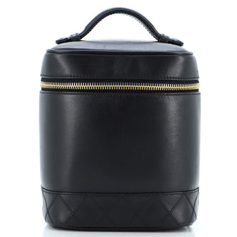Chanel Vintage Cosmetic Case Lambskin Tall