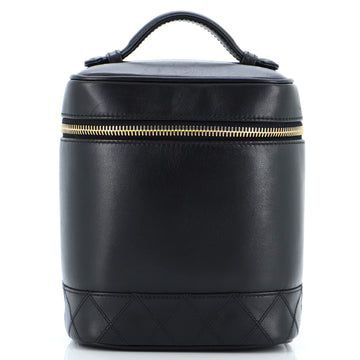 Chanel Vintage Cosmetic Case Lambskin Tall