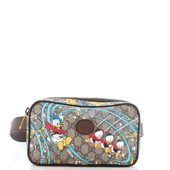 Gucci Disney Donald Duck Belt Bag Printed GG Coated Canvas