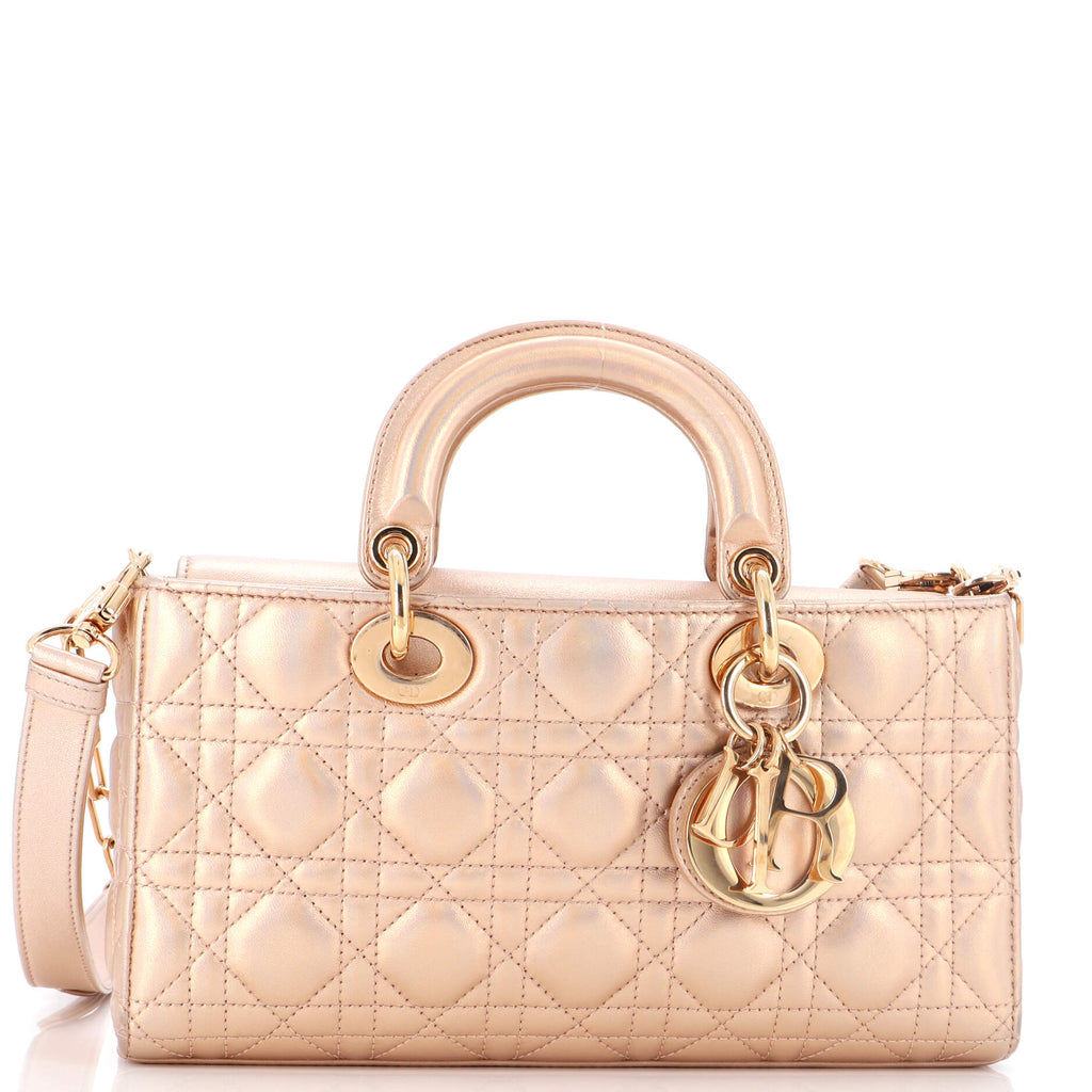 Christian Dior Lady D-Joy Bag Cannage Quilt Lambskin Medium